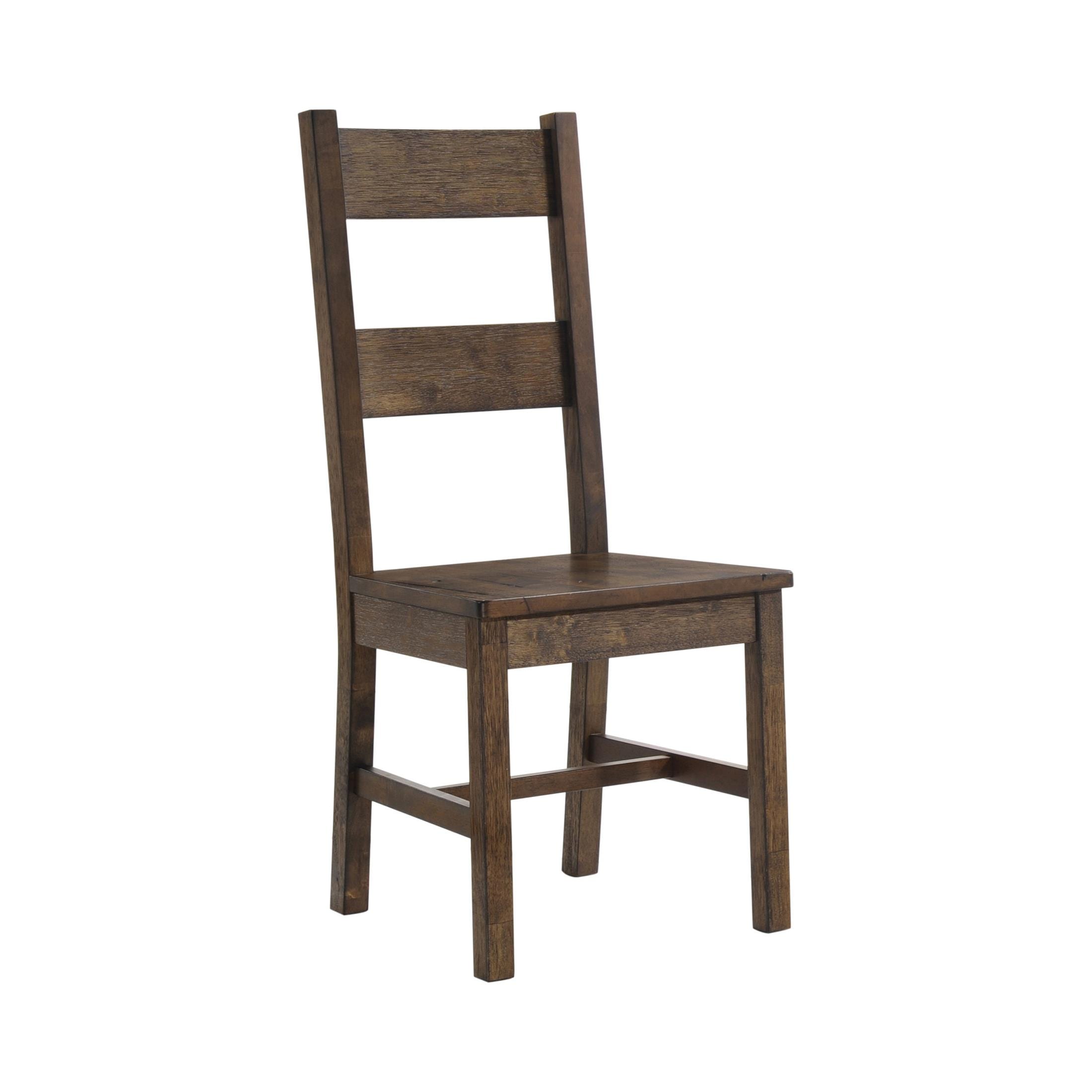 Coleman Dining Side Chairs (Set of 2) in Rustic Golden Brown