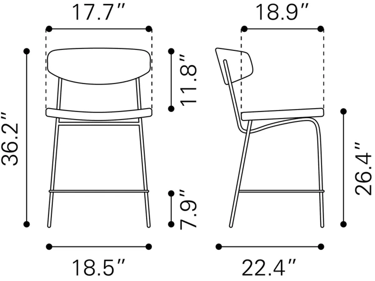 Charon Counter Stool (Set of 2)