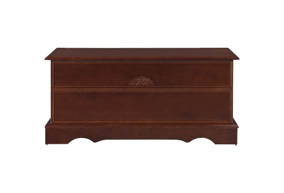 Paula Rectangular Cedar Chest in Warm Brown