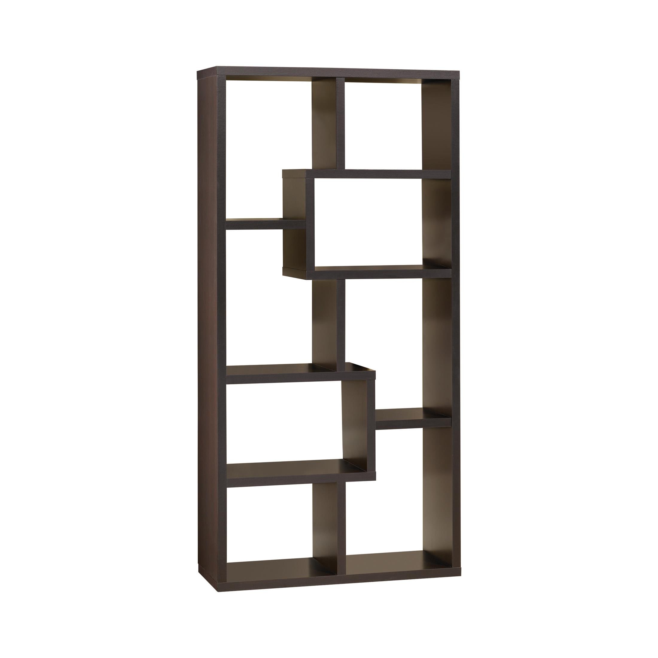 Theo 10-shelf Bookcase Cappuccino