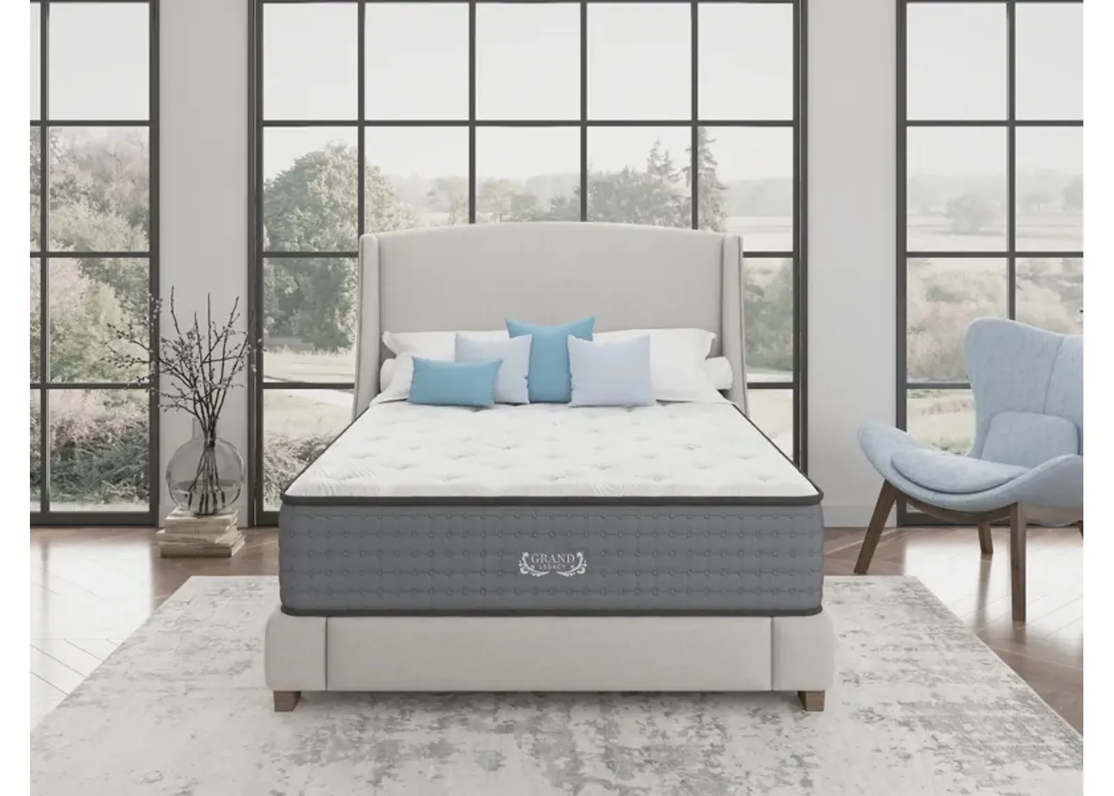 Grand Legacy Hybrid Cushion Firm Queen Mattress