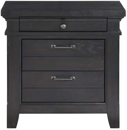 Onyx 3 Drawer Nightstand by Levin Furniture & Mattress | Furniture.com