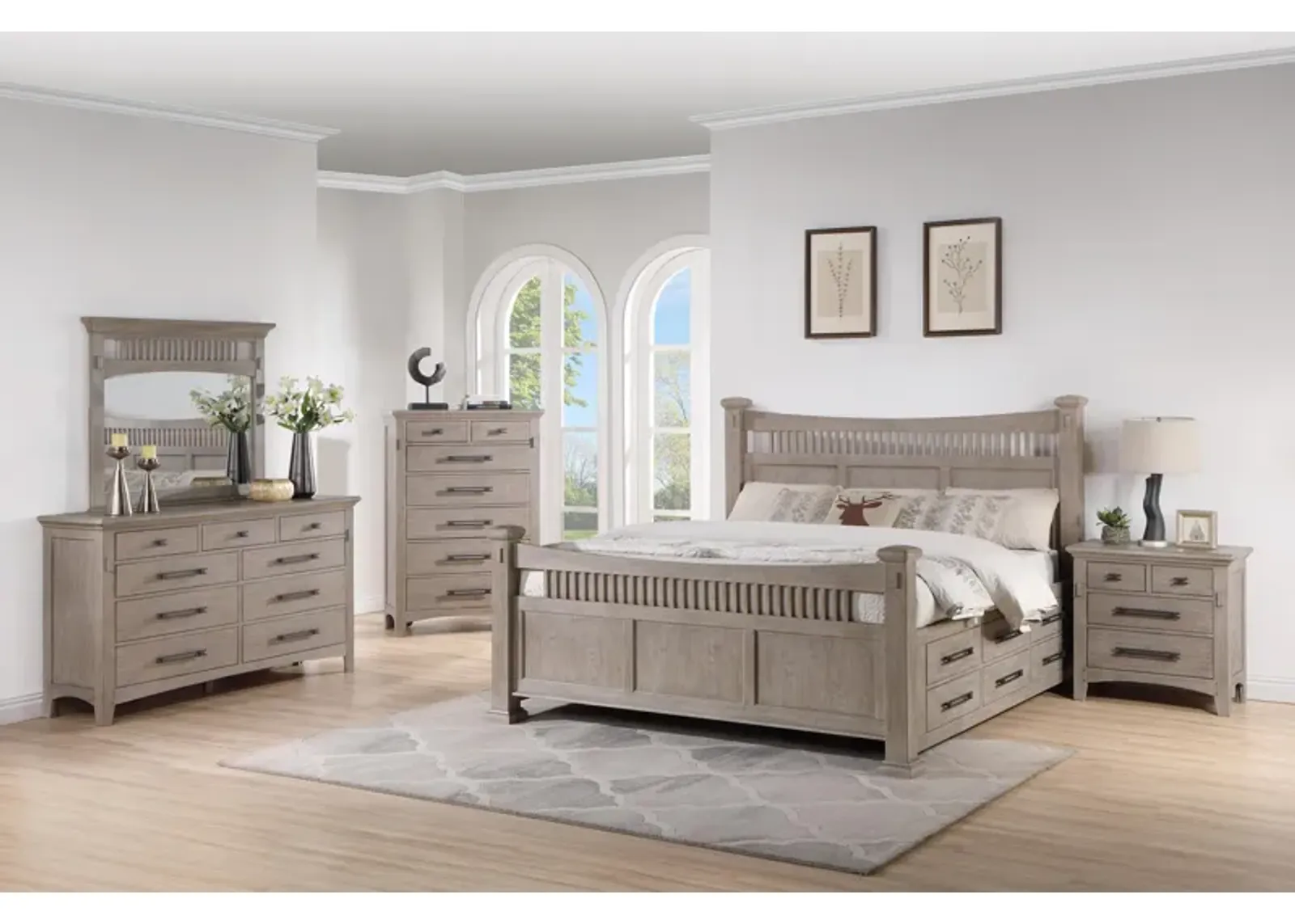 Ackley 3-Piece Captain Bedroom Set