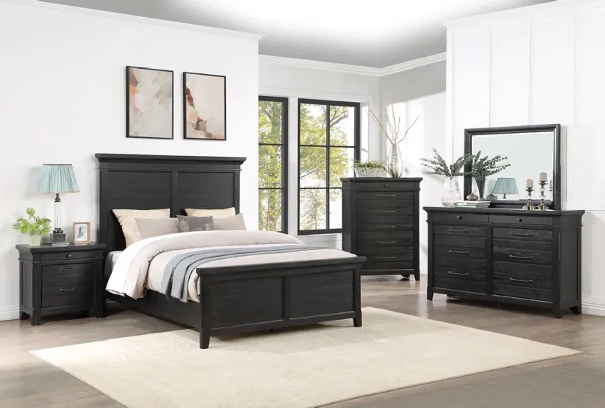 Onyx 3-Piece Queen Panel Bedroom Set