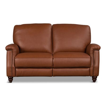 Frederick Leather Power Loveseat