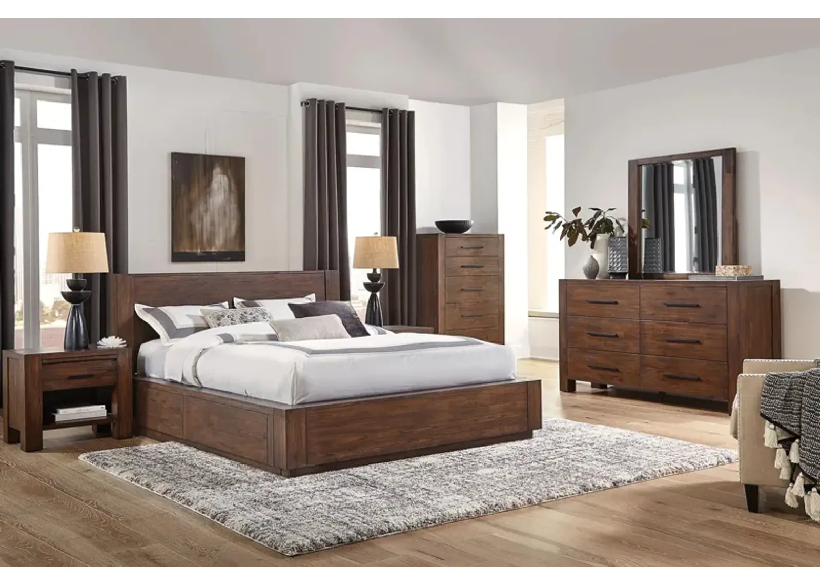 Cassia 3-Piece Queen Two Sided Storage Bedroom Set