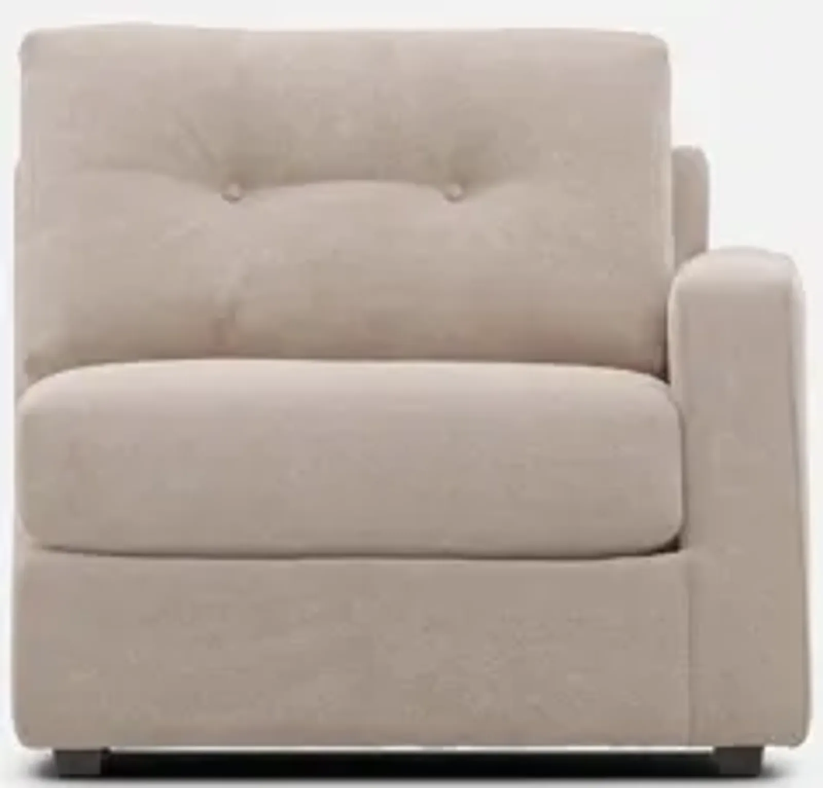 Modular One Right Arm Facing Chair - Stone