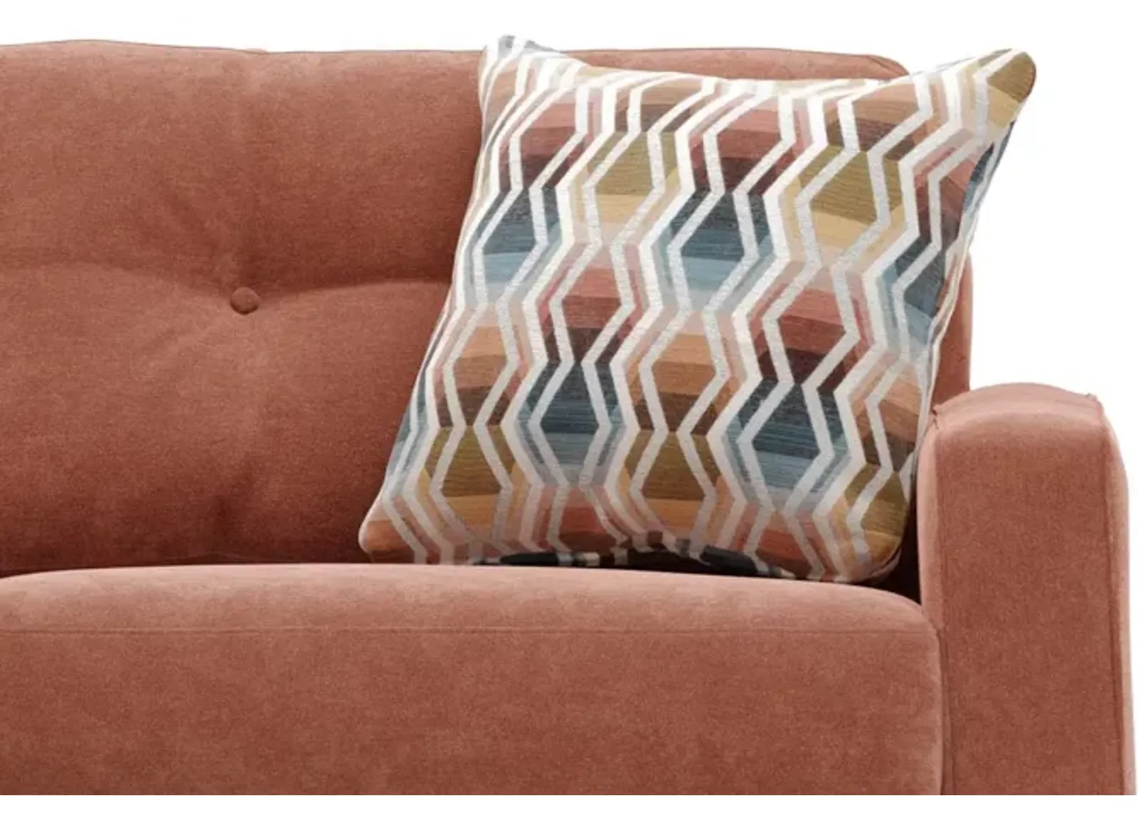 Modular One Fiber Throw Pillows (Set of 2) in Sunset