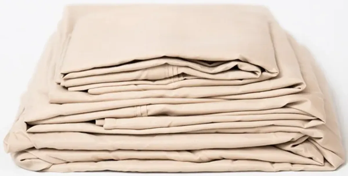 BedTech Khaki Microplush Bamboo California King Sheet Set