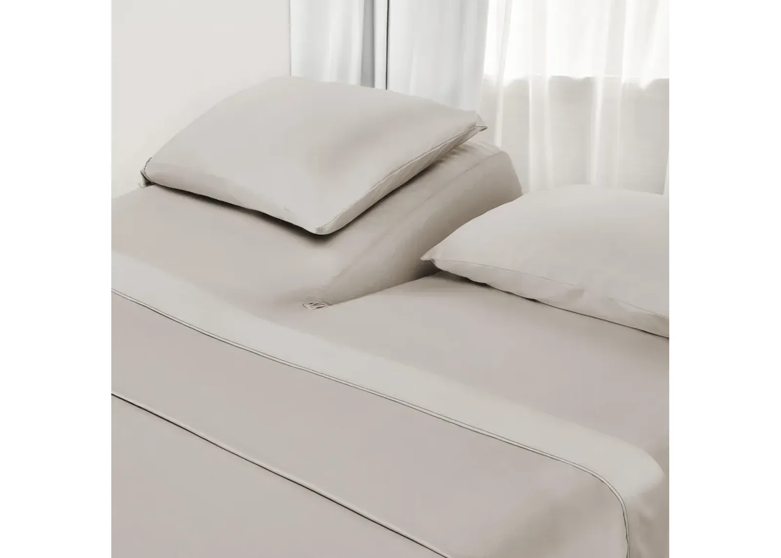 DriTec Split Head Queen Sheets in Beige