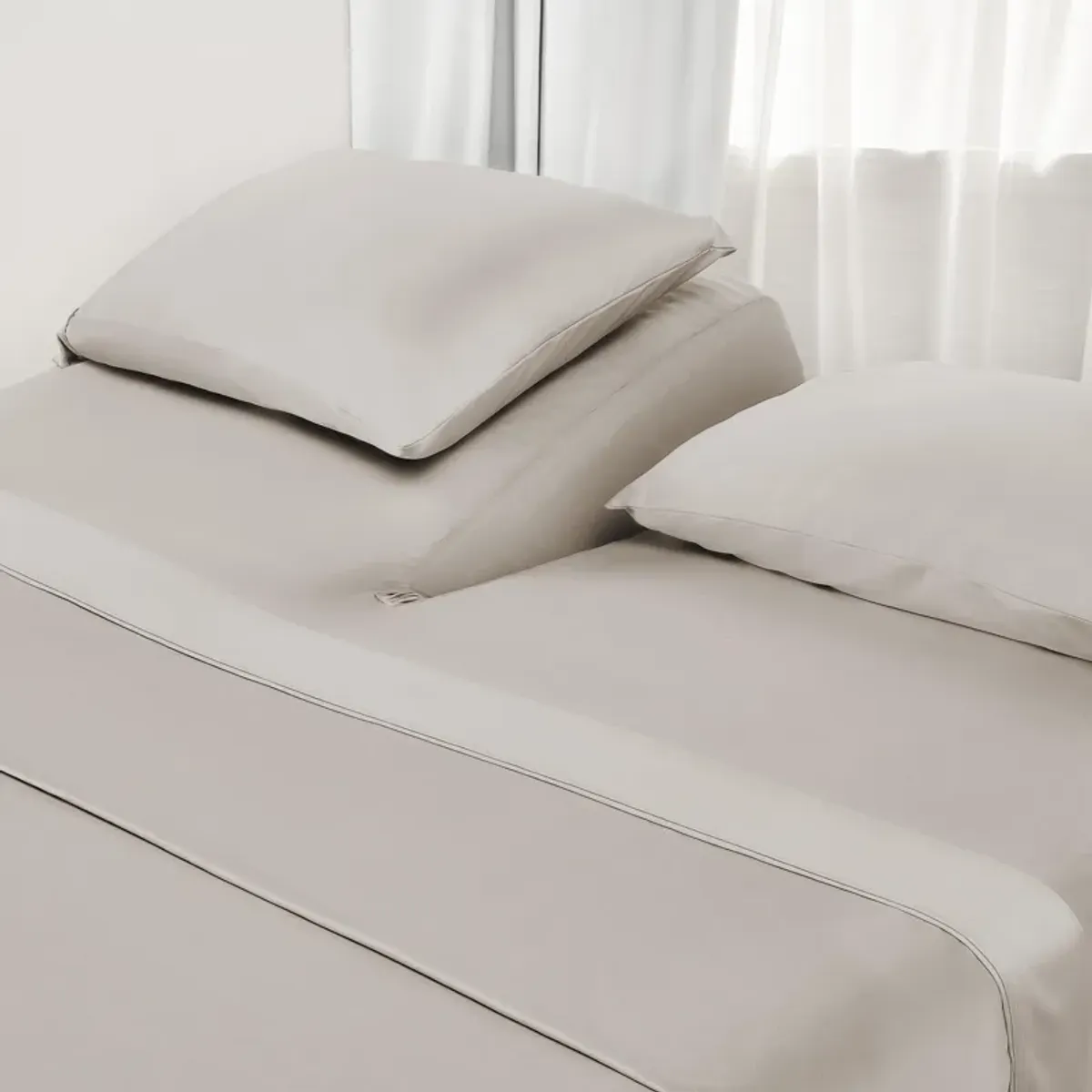 DriTec Split Head Queen Sheets in Beige