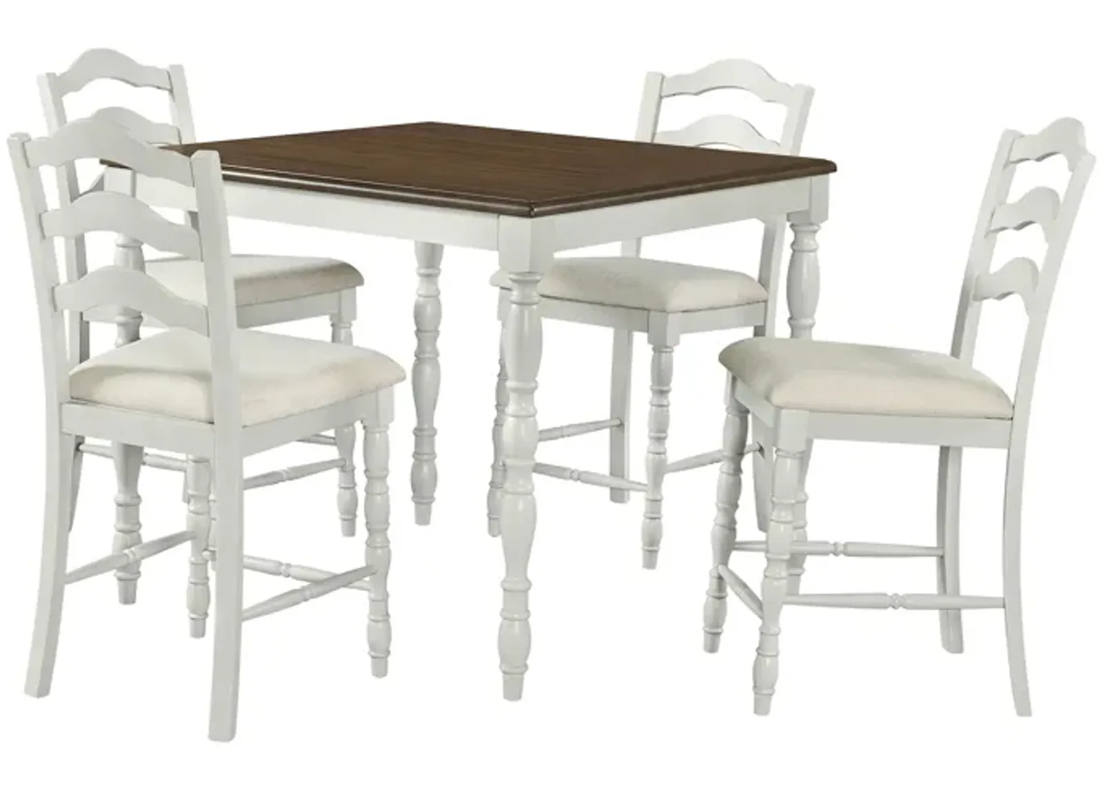 Lancaster 5-Piece Counter Dining Set