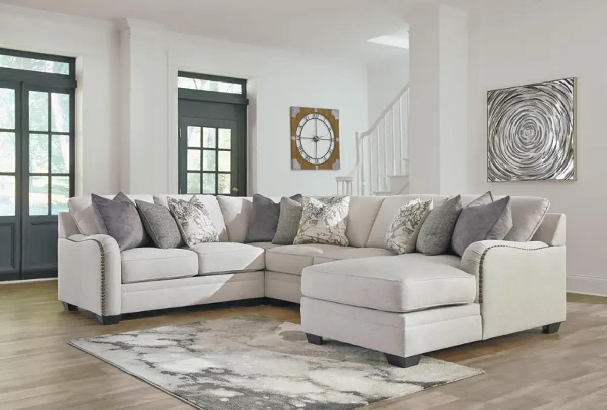 Dellara 4-Piece Sectional with Chaise - Right Facing