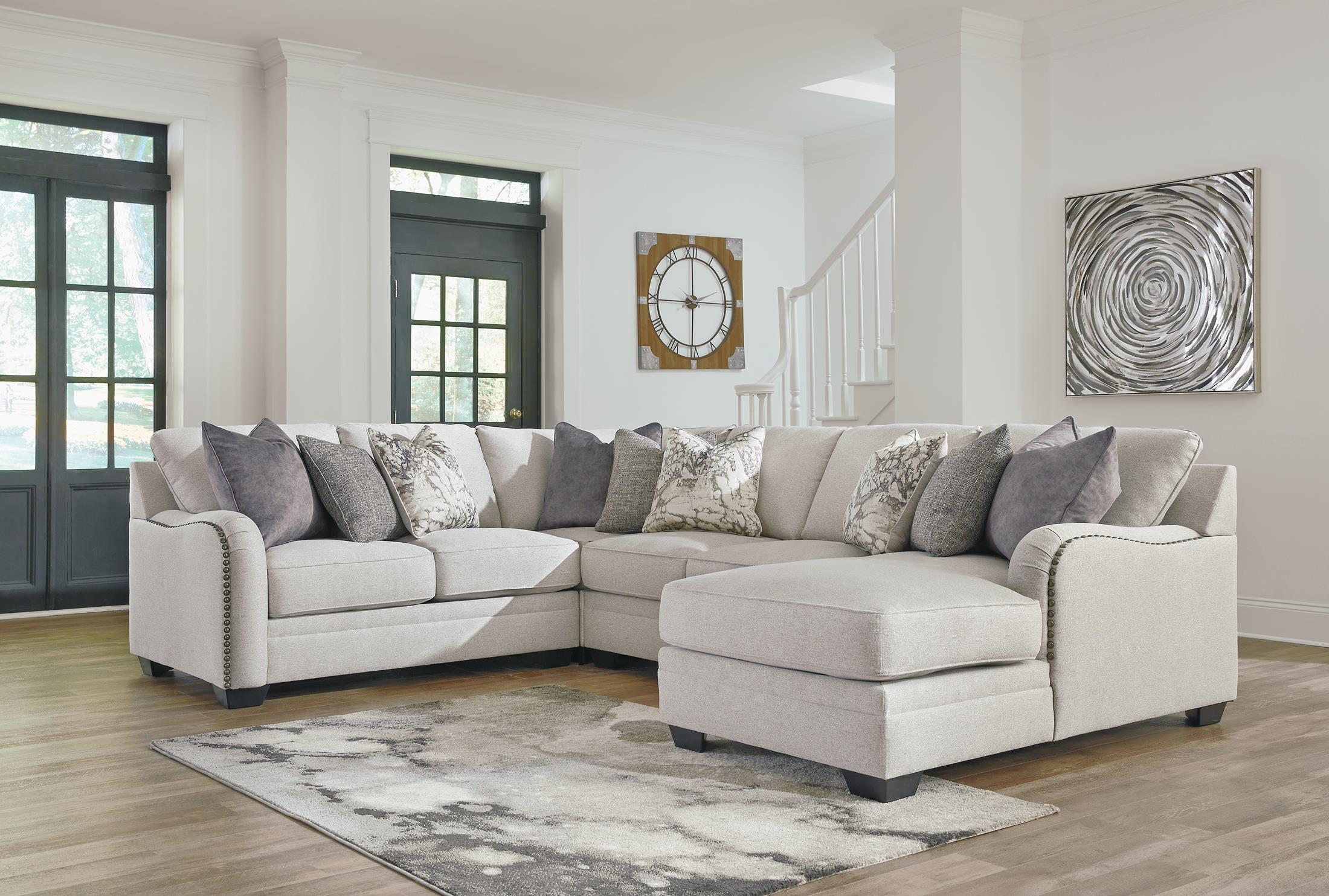 Dellara 4-Piece Sectional with Chaise - Right Facing