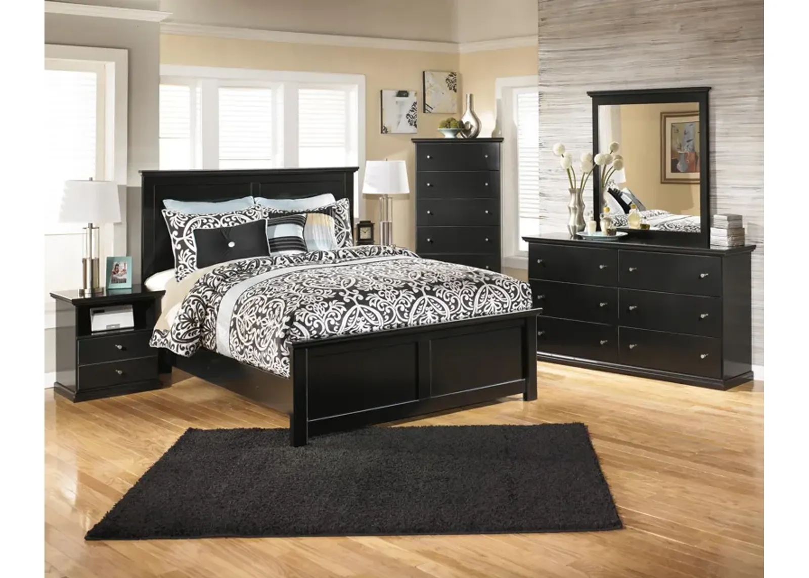 Maribel King Panel Bed