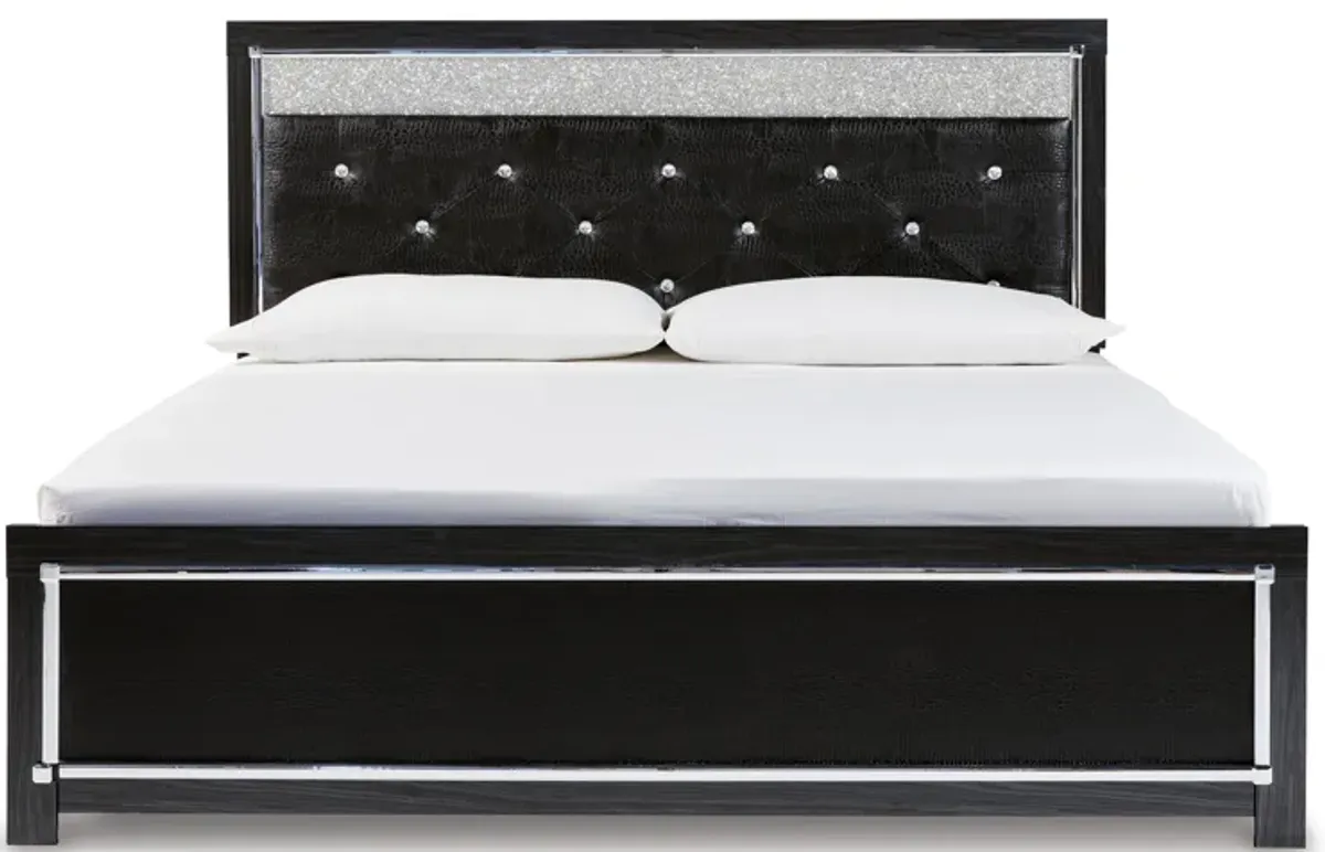 Kaydell Queen Upholstered Panel Storage Platform Bed