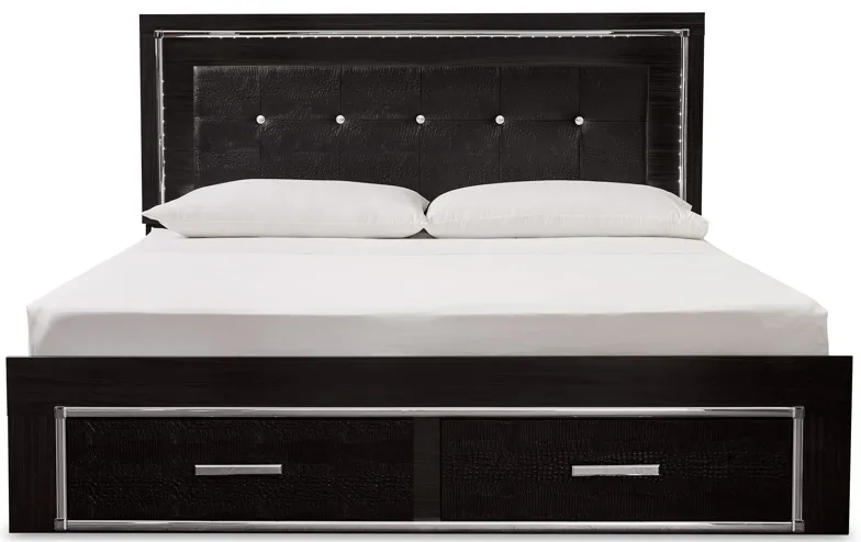 Kaydell Queen Upholstered Panel Bed with Storage