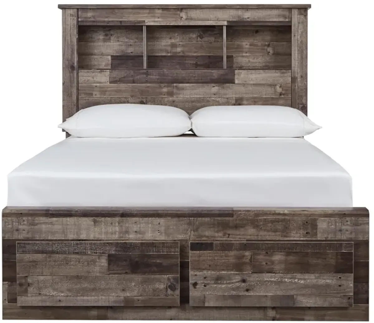 Derekson King Panel Bed with 6 Storage Drawers