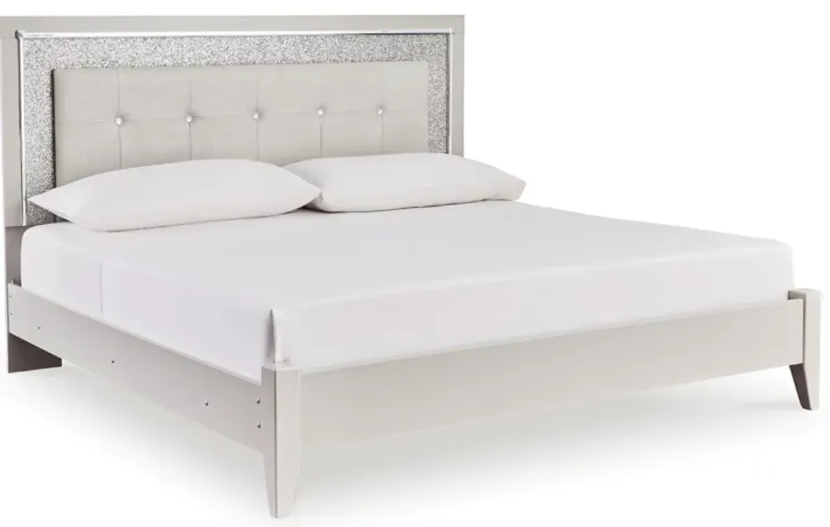 Zyniden Queen Upholstered Panel Bed