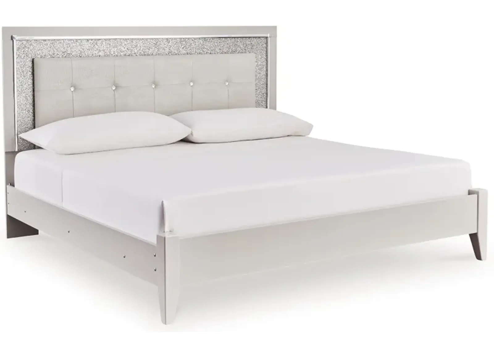 Zyniden King Upholstered Panel Bed