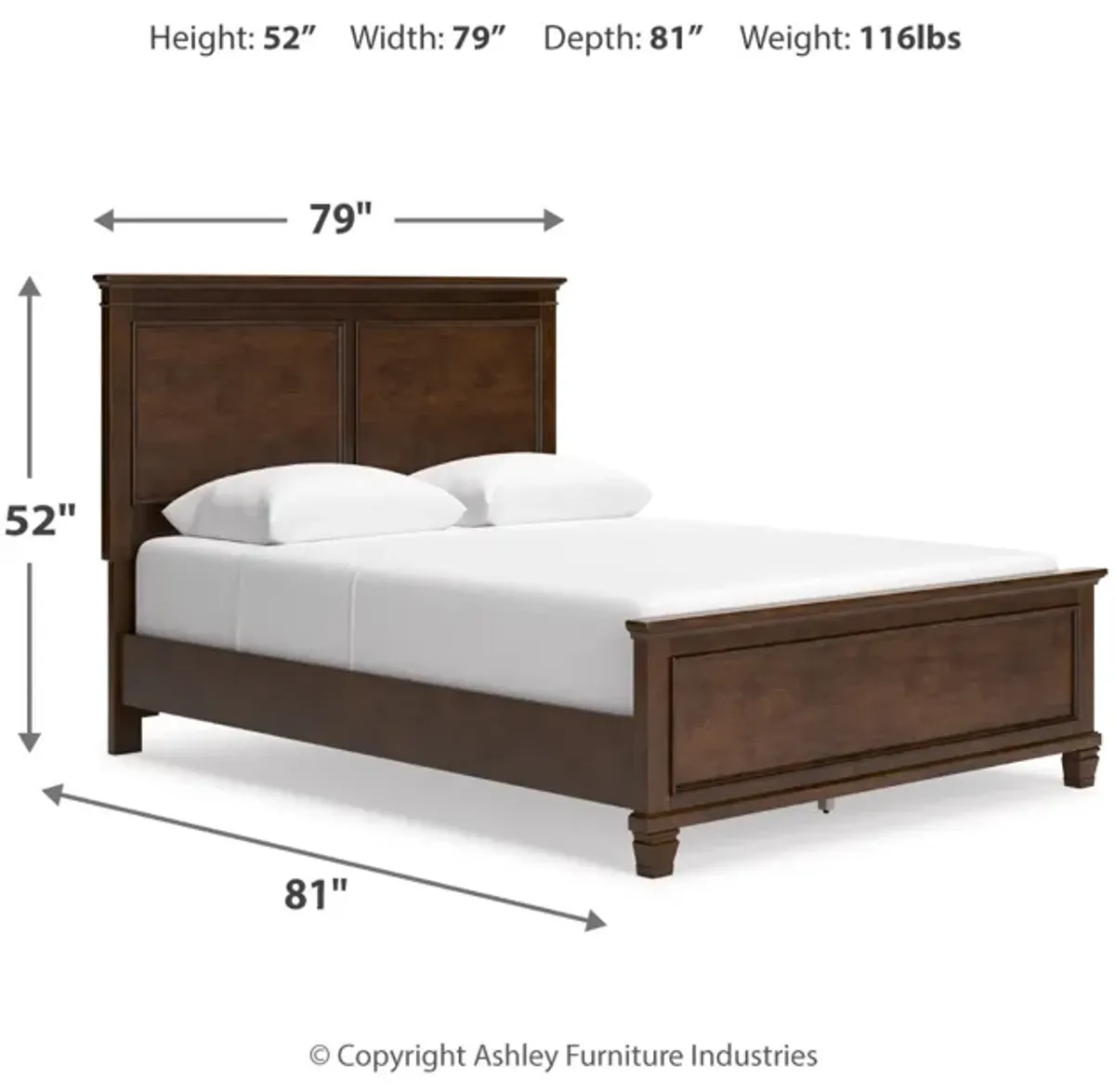 Danabrin Queen Panel Bed