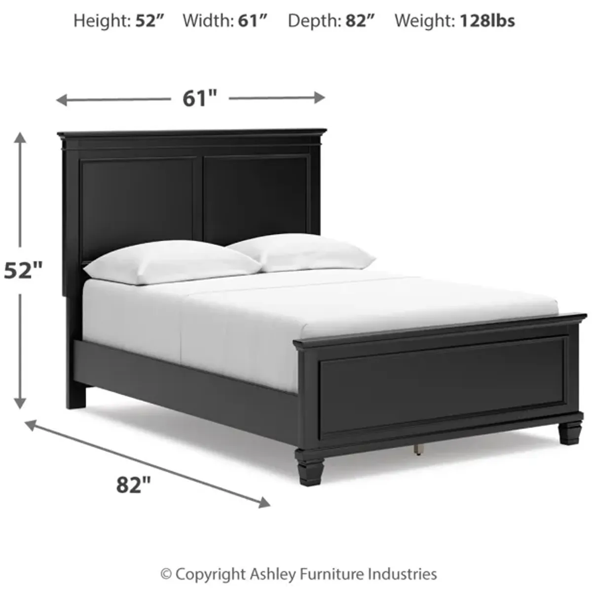 Lanolee Full Panel Bed