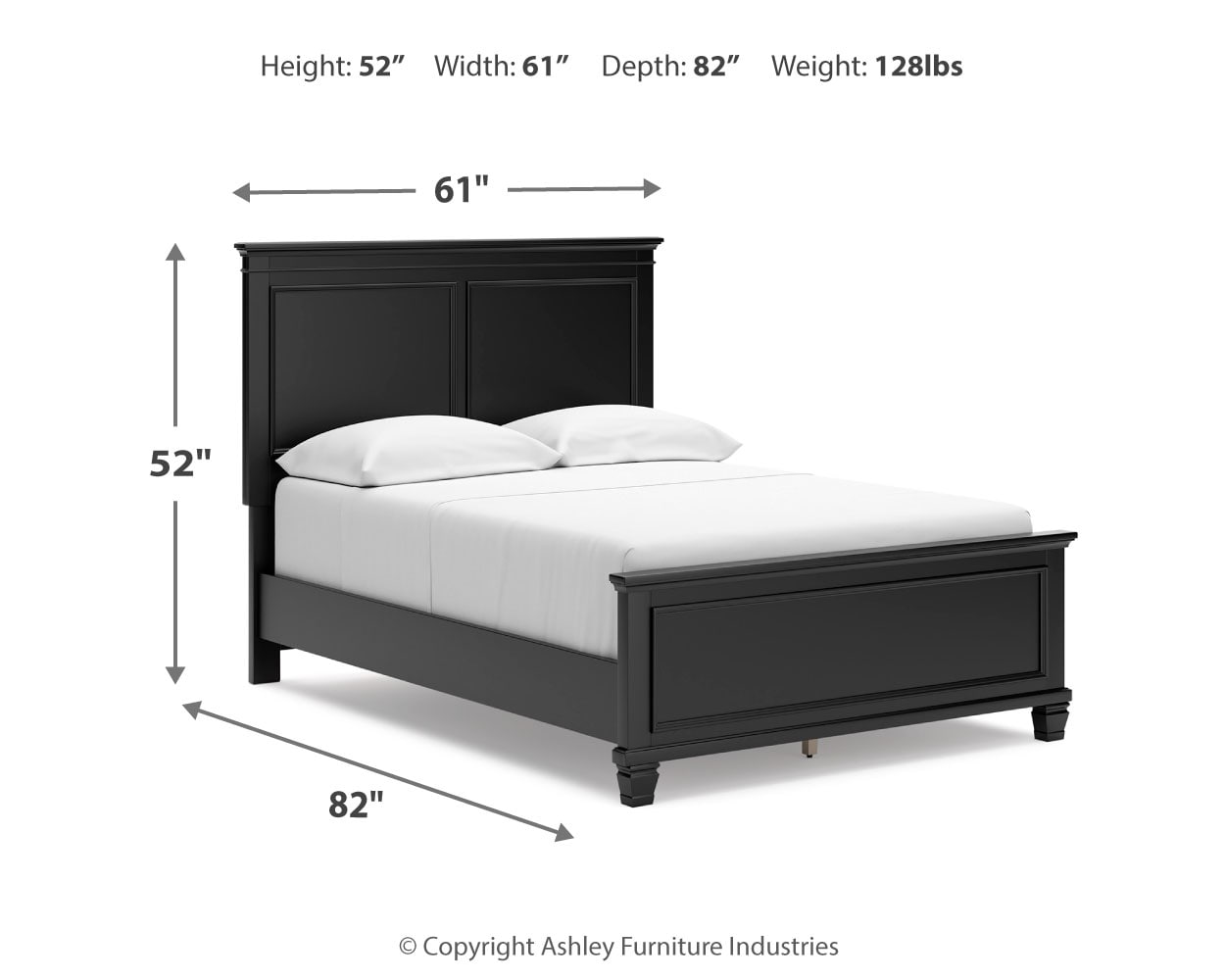 Lanolee Full Panel Bed