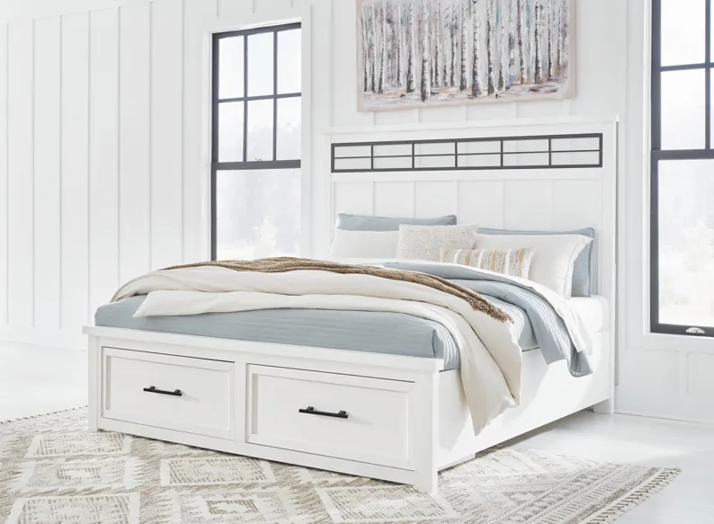 Ashbryn California King Panel Storage Bed