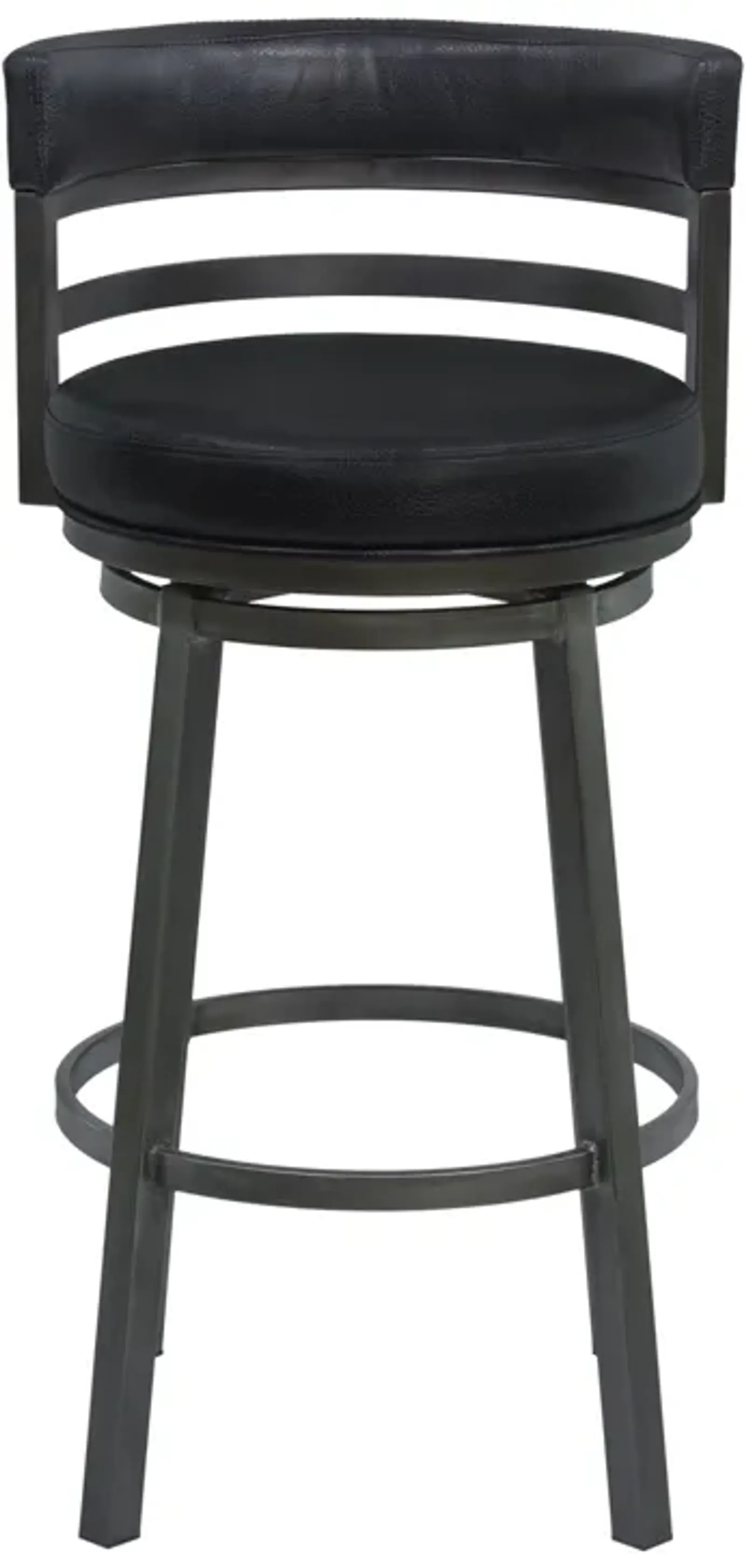 Titana 30" Bar Height Metal Swivel Barstool