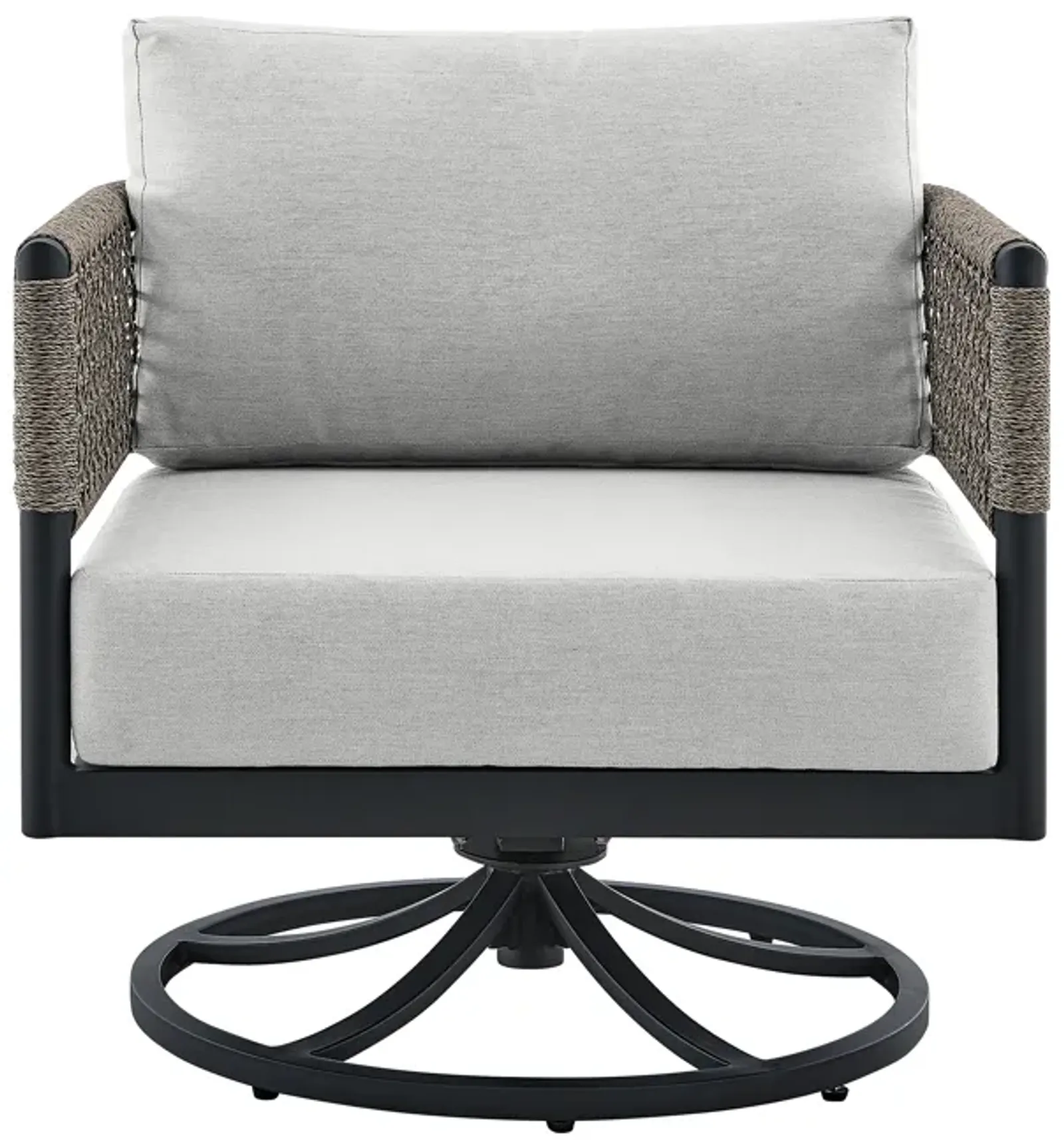 Felicia Outdoor Patio Swivel Rocking Chair