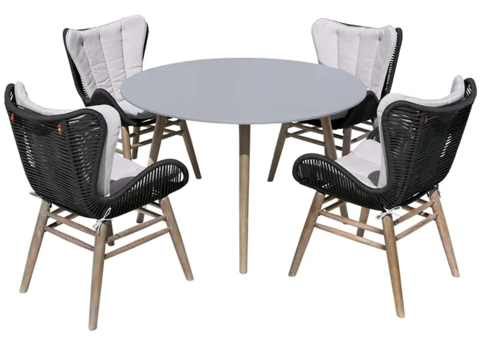 Sydney and Fanny 5 Piece Outdoor Patio Dining Set