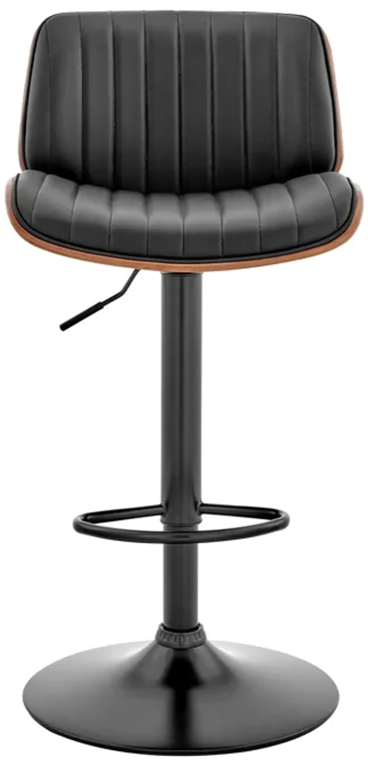 Brock Adjustable Bar Stool in Black