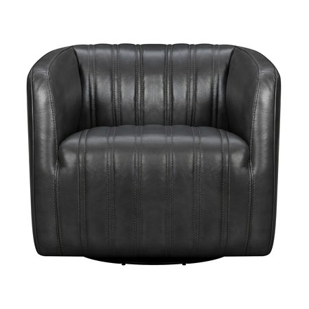 Aries Leather Swivel Chair