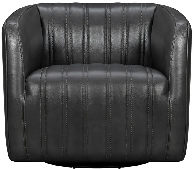 Aries Leather Swivel Chair