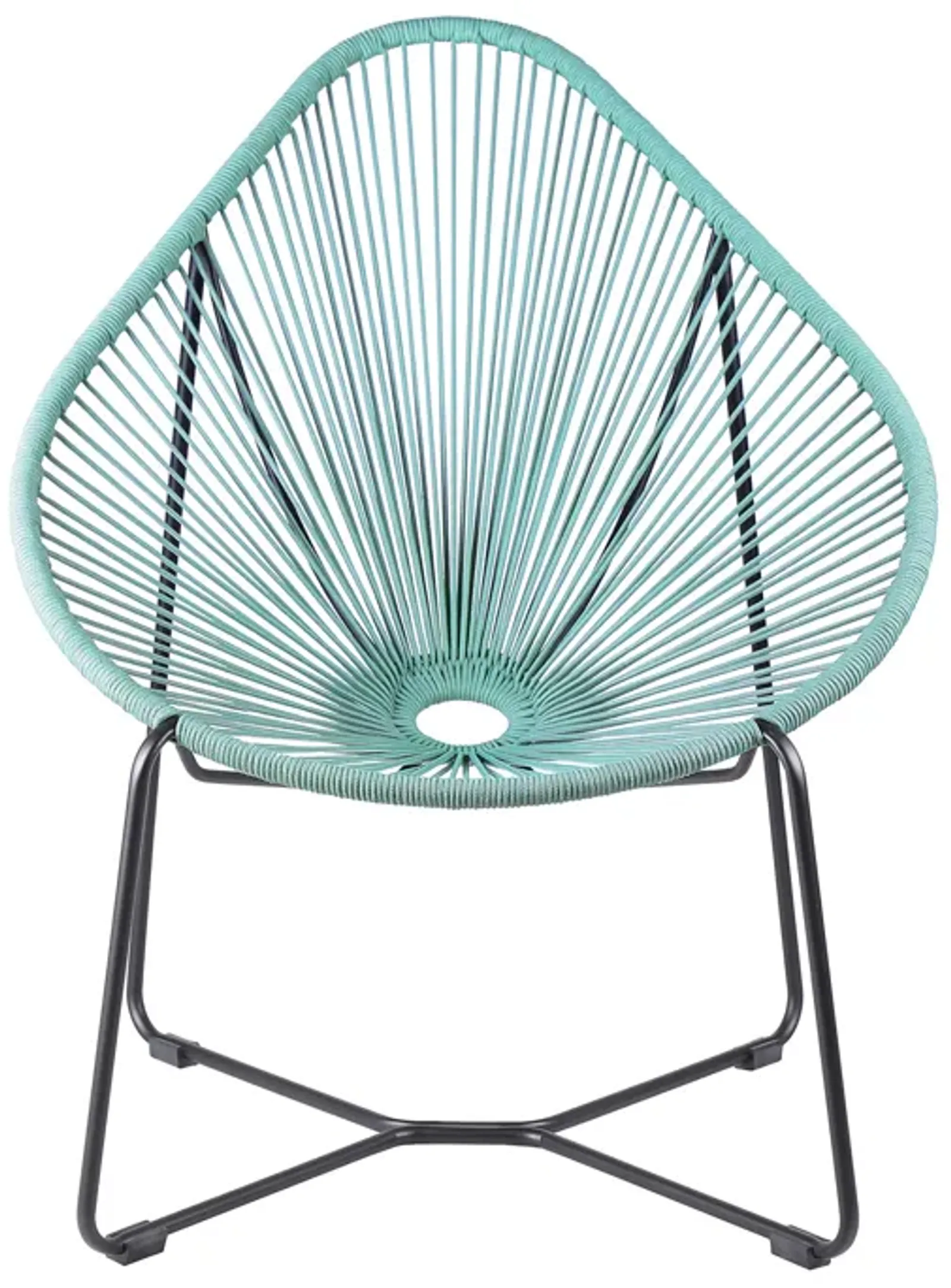 Acapulco Indoor Outdoor Steel Papasan Lounge Chair