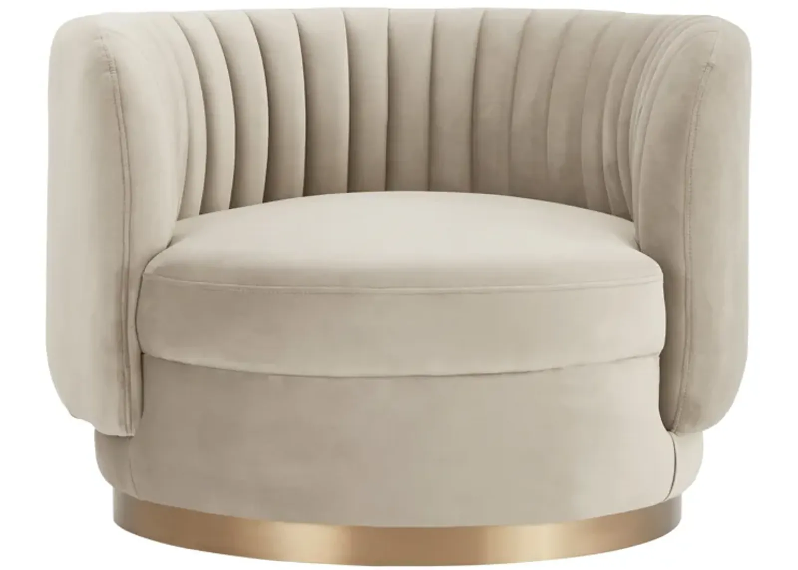 Davy Velvet Swivel Accent Chair