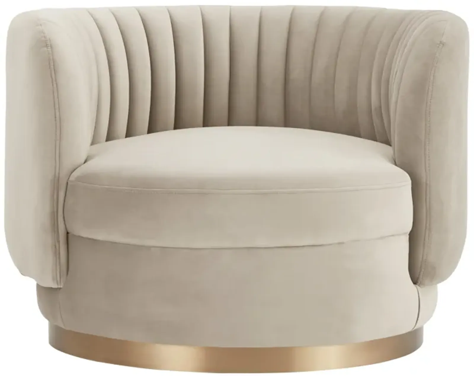 Davy Velvet Swivel Accent Chair