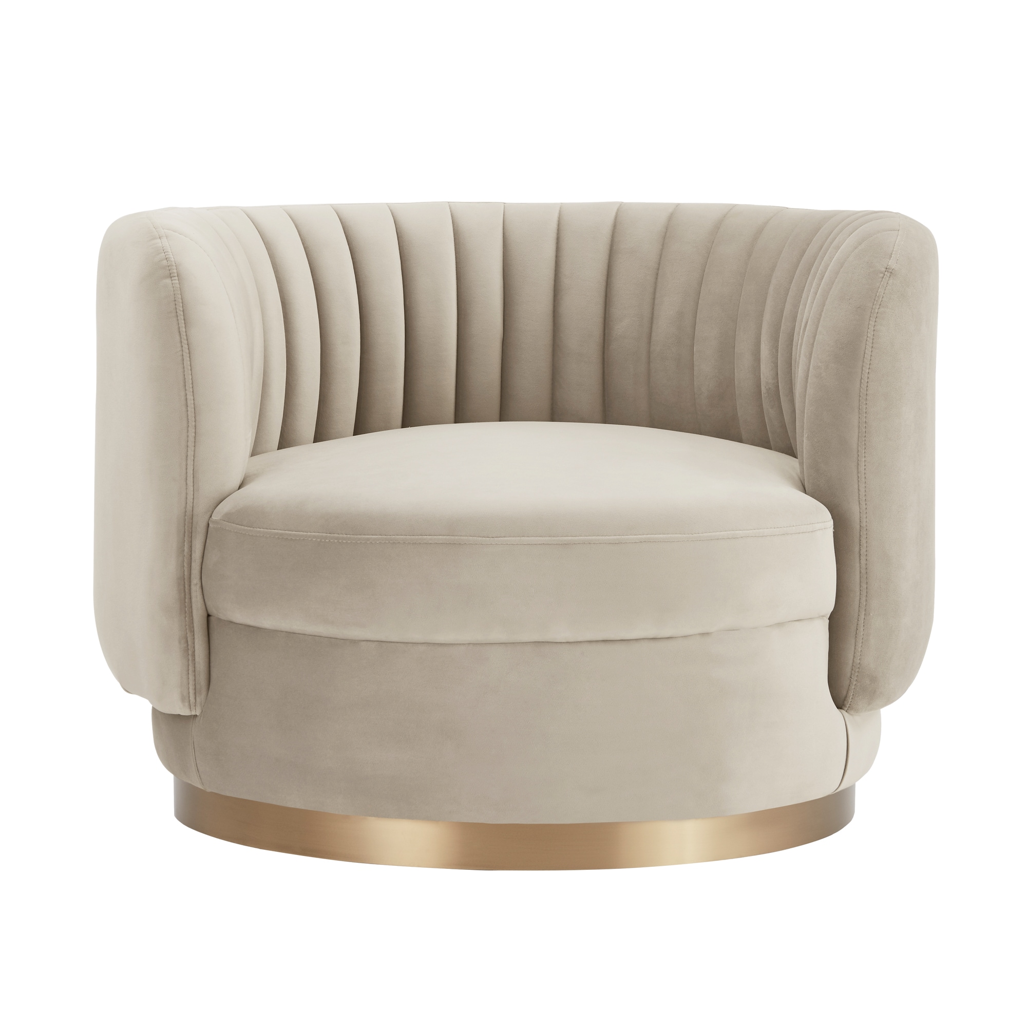 Davy Velvet Swivel Accent Chair