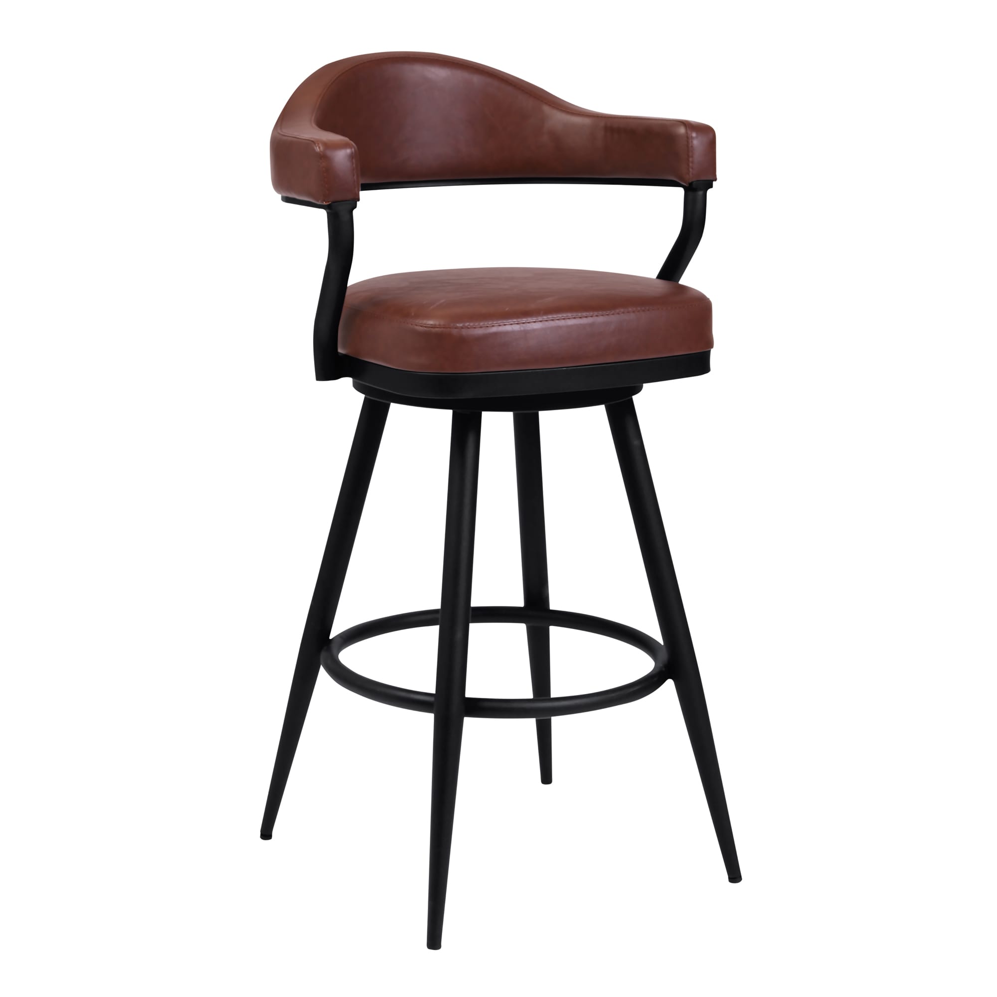 Justin 26" Counter Height Swivel Bar Stool