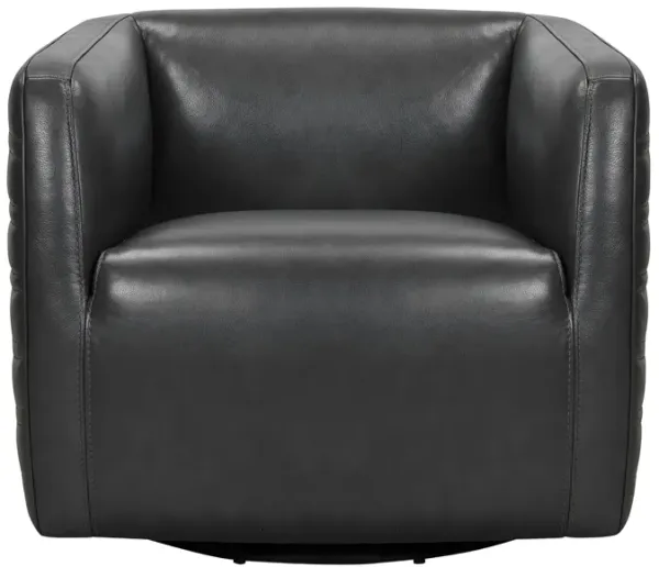 Melanie Leather Swivel Chair