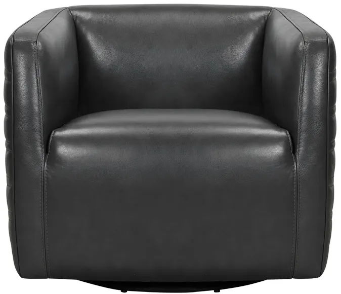 Melanie Leather Swivel Chair