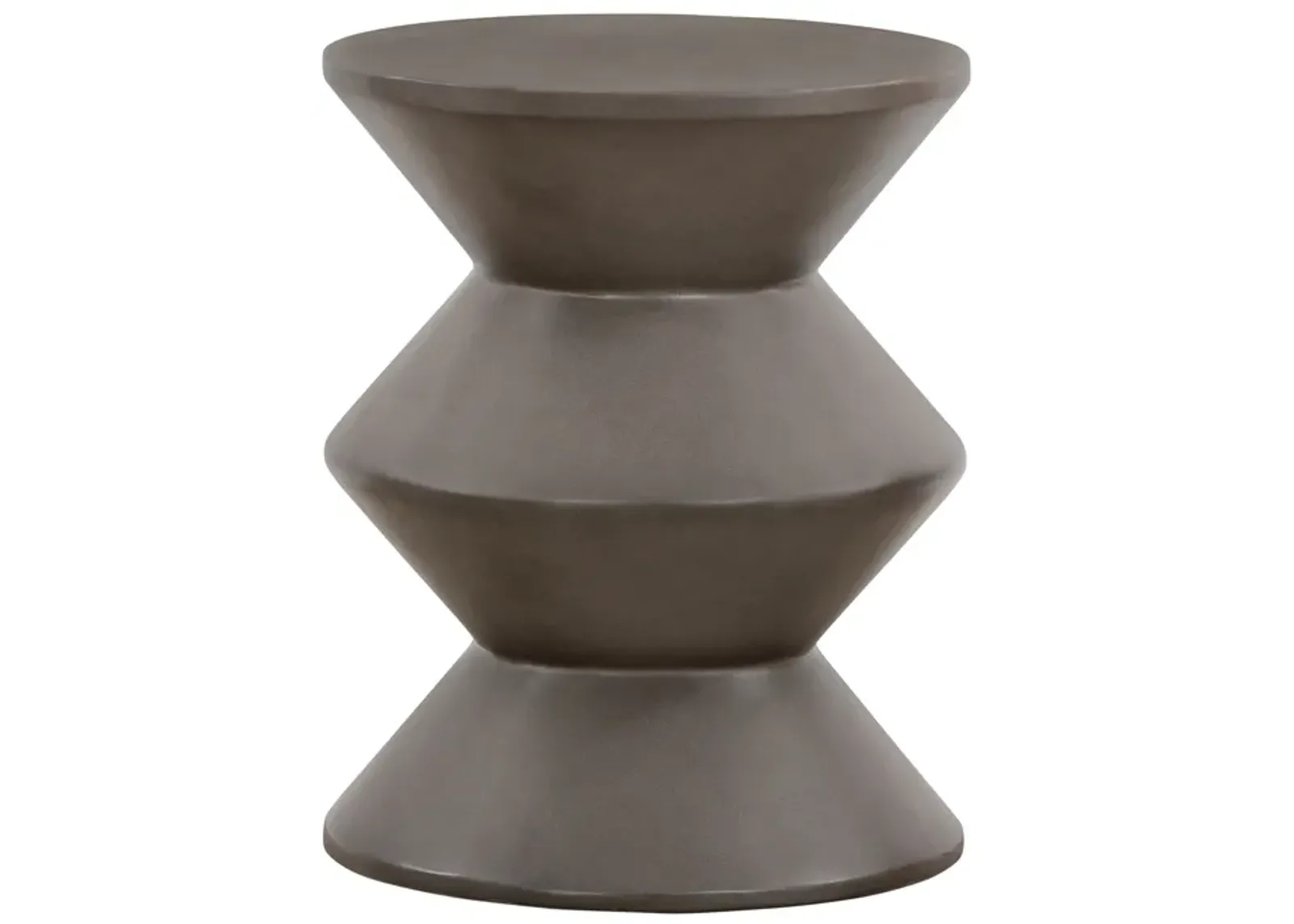 Lizzie Concrete Indoor Outdoor Accent Stool End Table