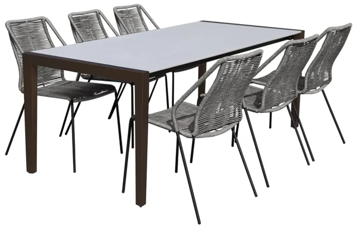 Fineline and Doris Indoor Outdoor 5 Piece Dining Set