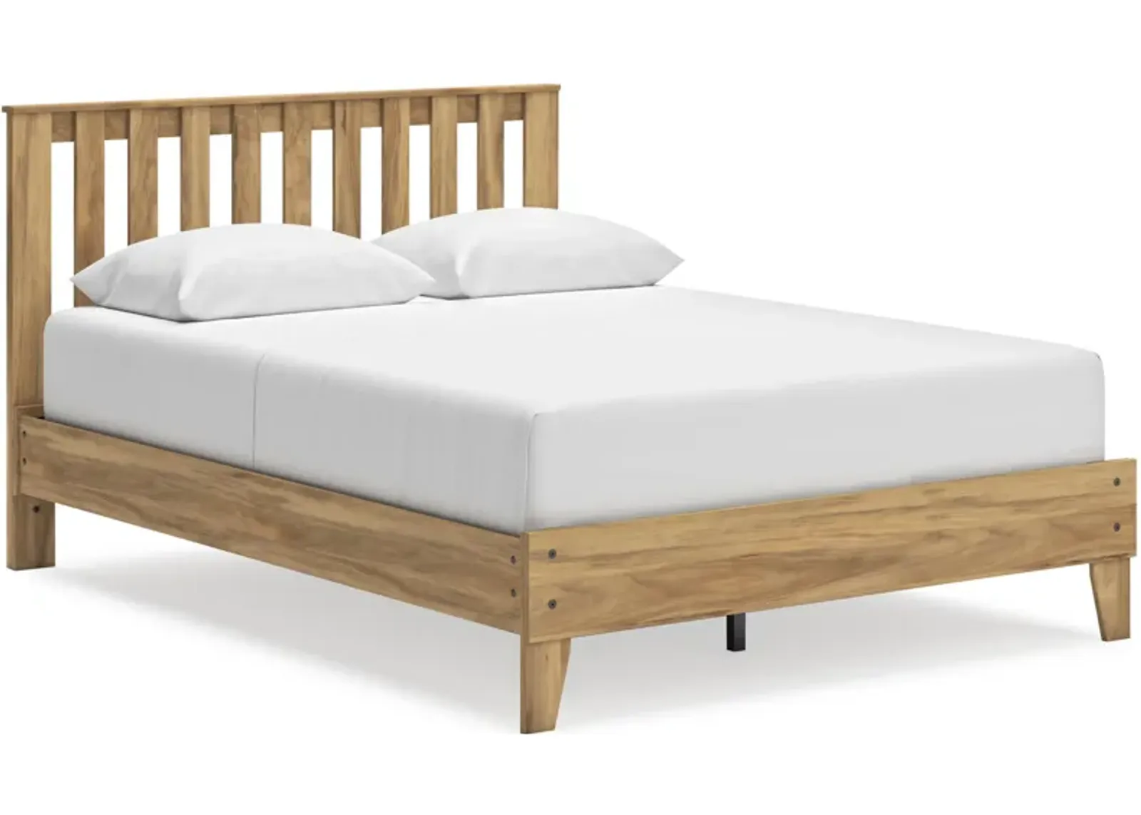 Bermacy Queen Platform Panel Bed