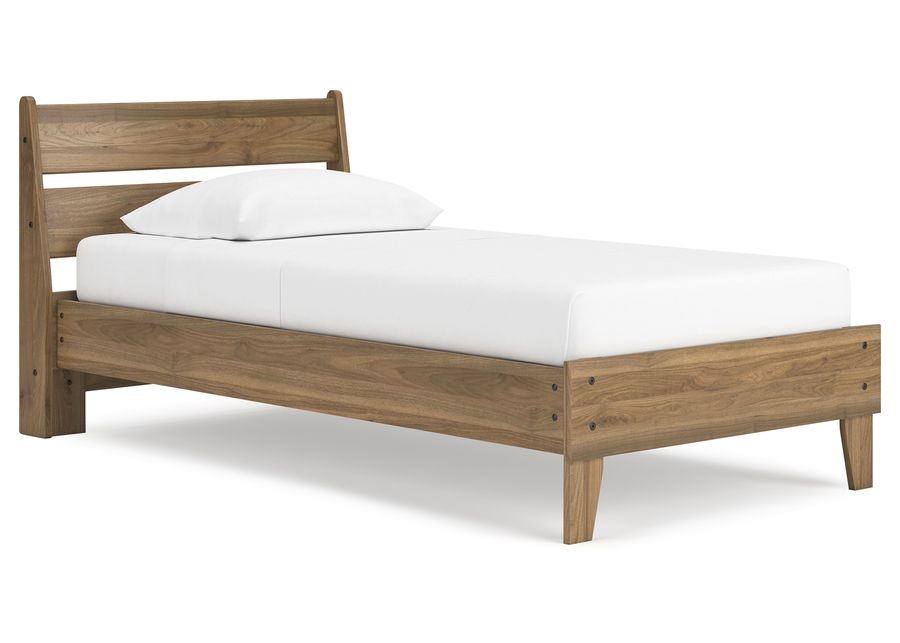 Deanlow Twin Platform Panel Bed