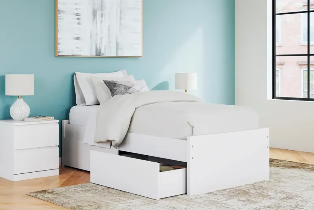 Onita Twin Platform Bed with 1 Side Storage