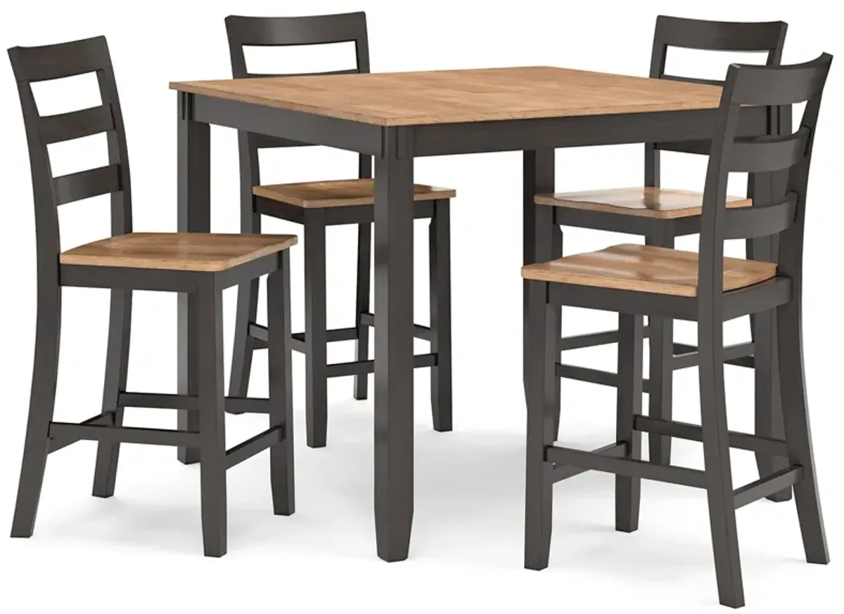 Gesthaven 5-Piece Counter Height Dining Set