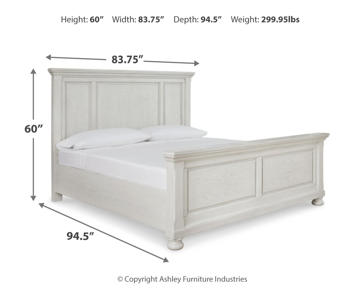 Robbinsdale California King Panel Bed