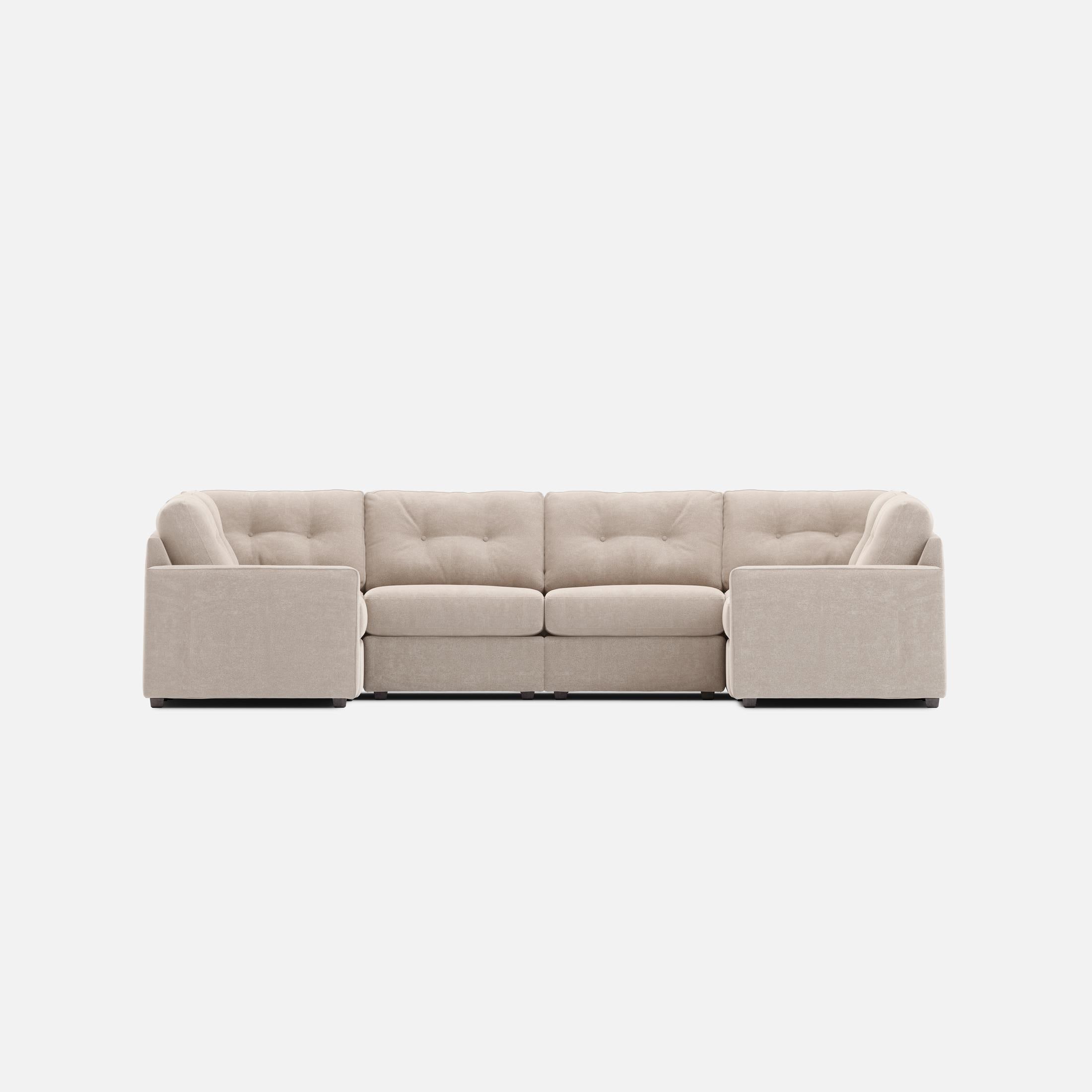 Modular One 6-Piece Sectional - Stone