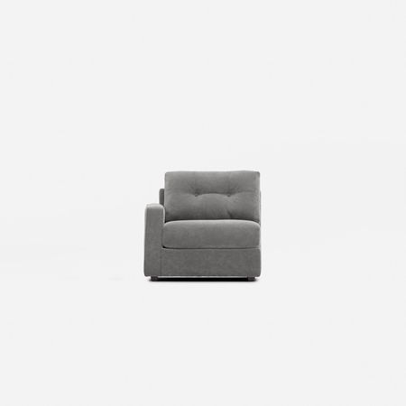 Modular One Left Arm Facing Chair - Granite